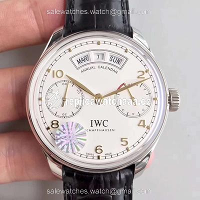 IWC Portugieser Annual Calendar IW503501 YL Factory White Dial IWC Portugieser Annual Calendar IW503501 YL Factory White Dial
