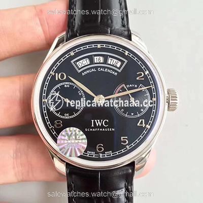 IWC Portugieser Annual Calendar IW503502 YL Factory Black Dial IWC Portugieser Annual Calendar IW503502 YL Factory Black Dial