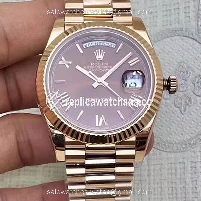 Rolex Day Date 228235 2018 40mm EW Factory Purple Dial Rolex Day Date 228235 2018 40mm EW Factory Purple Dial