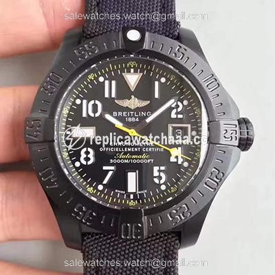 Breitling Avenger Seawolf Blacksteel Code Yellow M17330B2 GF Factory Black Dial Breitling Avenger Seawolf Blacksteel Code Yellow M17330B2 GF Factory Black Dial