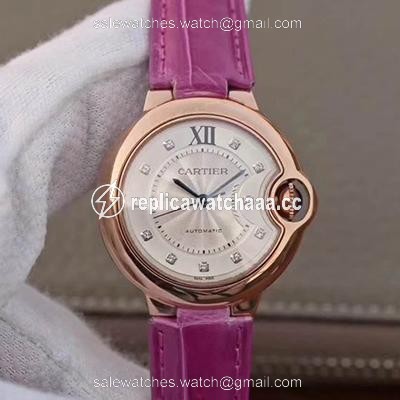 Ballon Bleu De Cartier WE902040 V9 Factory Silver Textured Dial Ballon Bleu De Cartier WE902040 V9 Factory Silver Textured Dial
