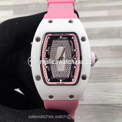 Richard Mille RM07 Ladies Pink Dial with Diamonds Richard Mille RM07 Ladies Pink Dial with Diamonds