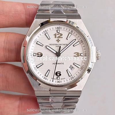 Vacheron Constantin Overseas 47040 Stainless Steel Bracelet JJ Factory White Dial Vacheron Constantin Overseas 47040 Stainless Steel Bracelet JJ Factory White Dial