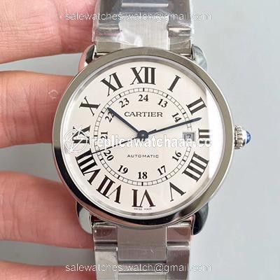 Cartier Ronde Solo De W6701011 42MM ZF Factory White Dial Cartier Ronde Solo De W6701011 42MM ZF Factory White Dial
