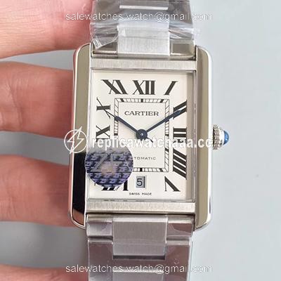 Cartier Tank Solo XL Automatic W5200028 ZF Factory White Dial Cartier Tank Solo XL Automatic W5200028 ZF Factory White Dial