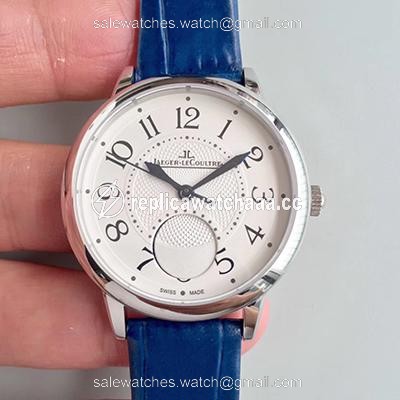 Jaeger-LeCoultre Rendez-Vous 3448420 Blue Leather Strap White Dial Jaeger-LeCoultre Rendez-Vous 3448420 Blue Leather Strap White Dial