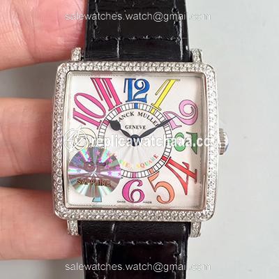 Franck Muller Master Square Ladies 6002 M QZ D White Dial GF Factory Franck Muller Master Square Ladies 6002 M QZ D White Dial GF Factory