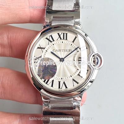 Cartier Ballon Bleu 36MM W6920046 JF Factory Silver Dial Cartier Ballon Bleu 36MM W6920046 JF Factory Silver Dial