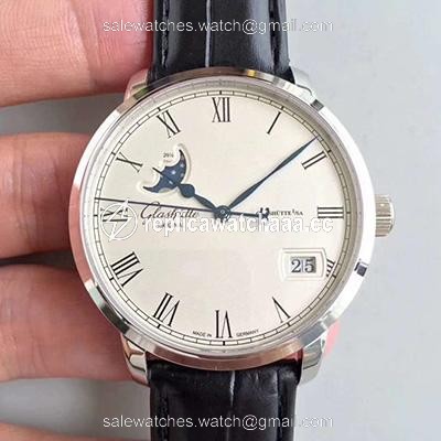 Glashutte Senator Panorama Date Moon Phase 100-04-32-12-04 GF Factory White Dial Glashutte Senator Panorama Date Moon Phase 100-04-32-12-04 GF Factory White Dial