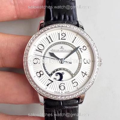 Jaeger-LeCoultre Rendez-Vous 3612420 Black Leather Strap White Dial Jaeger-LeCoultre Rendez-Vous 3612420 Black Leather Strap White Dial