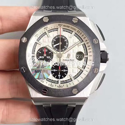 Audemars Piguet Royal Oak Offshore 26400SO.OO.A002CA.01 JF Factory V2 White Dial Audemars Piguet Royal Oak Offshore 26400SO.OO.A002CA.01 JF Factory V2 White Dial