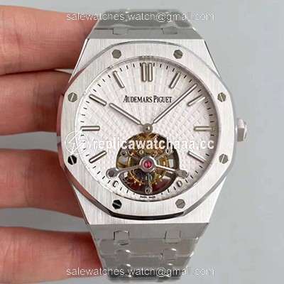 Audemars Piguet Royal Oak Tourbillon Extra Thin 26522 White Dial R8 Factory Audemars Piguet Royal Oak Tourbillon Extra Thin 26522 White Dial R8 Factory