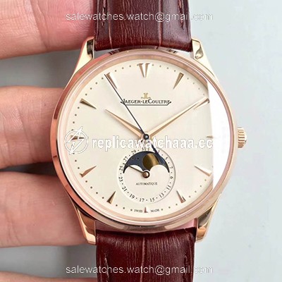 Jaeger-LeCoultre Master Ultra Thin Moon 1362520 ZF Factory White Dial Jaeger-LeCoultre Master Ultra Thin Moon 1362520 ZF Factory White Dial