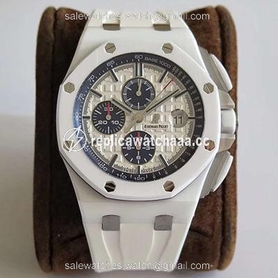 Audemars Piguet Royal Oak Offshore 26402CB.OO.A010CA.01 JF Factory V2 White Dial Audemars Piguet Royal Oak Offshore 26402CB.OO.A010CA.01 JF Factory V2 White Dial