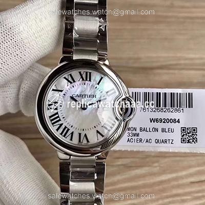 Ballon Bleu De Cartier W6920084 33MM V6 Factory Silver Dial Ballon Bleu De Cartier W6920084 33MM V6 Factory Silver Dial