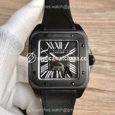 Cartier Santos 100 XL WSSA0006 V6 Factory Black Dial Cartier Santos 100 XL WSSA0006 V6 Factory Black Dial