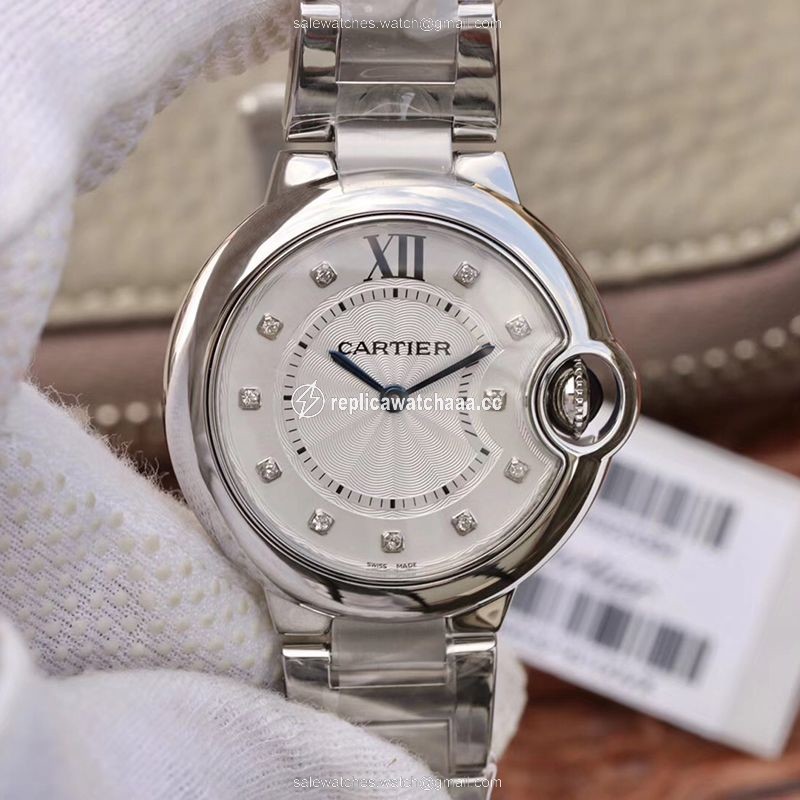 Ballon Bleu De Cartier 33mm V6 Factory White Dial Ballon Bleu De Cartier 33mm V6 Factory White Dial