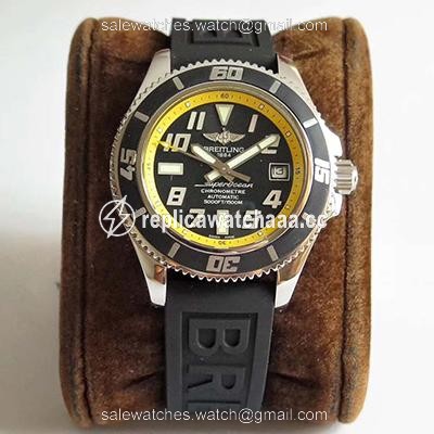 Breitling Superocean 42 Abyss Yellow A1736402/BA32 ZF Factory Black & Yellow Dial Breitling Superocean 42 Abyss Yellow A1736402/BA32 ZF Factory Black & Yellow Dial