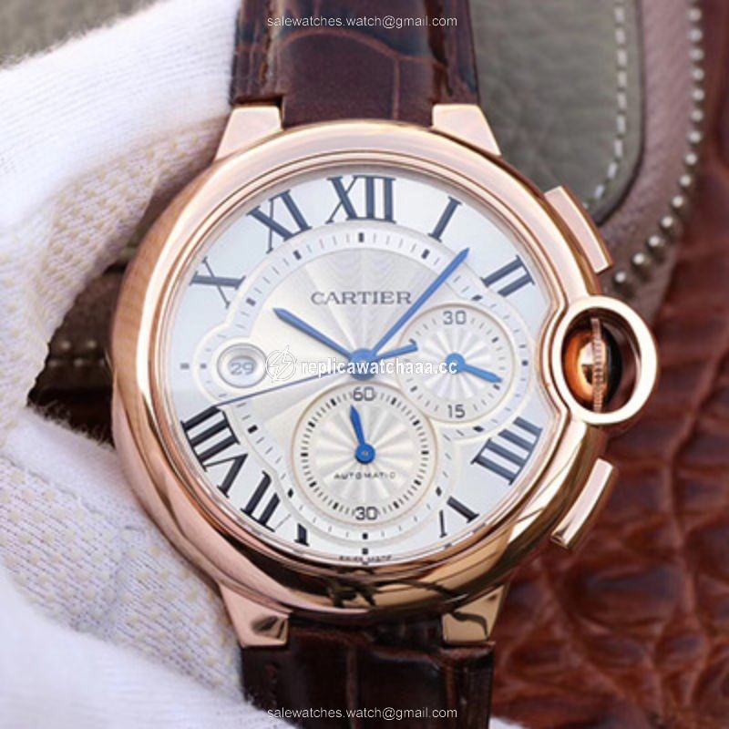 Cartier Ballon Bleu Chronograph W6920074 ZF Factory Silver Dial Cartier Ballon Bleu Chronograph W6920074 ZF Factory Silver Dial