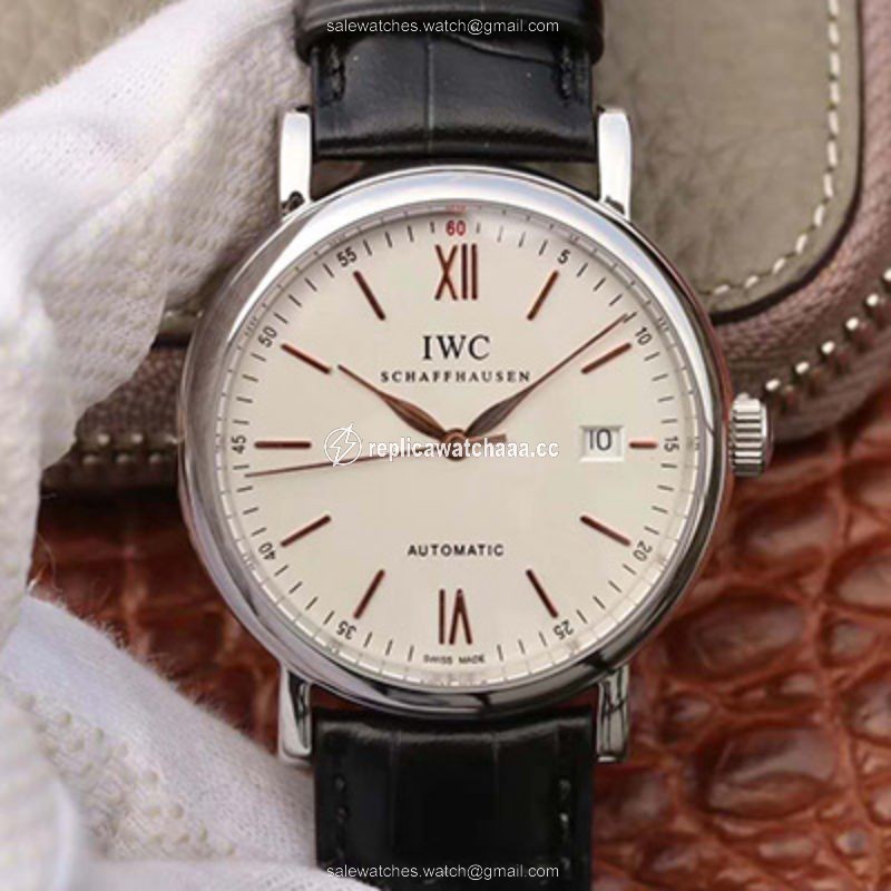 IWC Portofino Automatic IW356501 MKS Factory Black Leather Strap White Dial IWC Portofino Automatic IW356501 MKS Factory Black Leather Strap White Dial