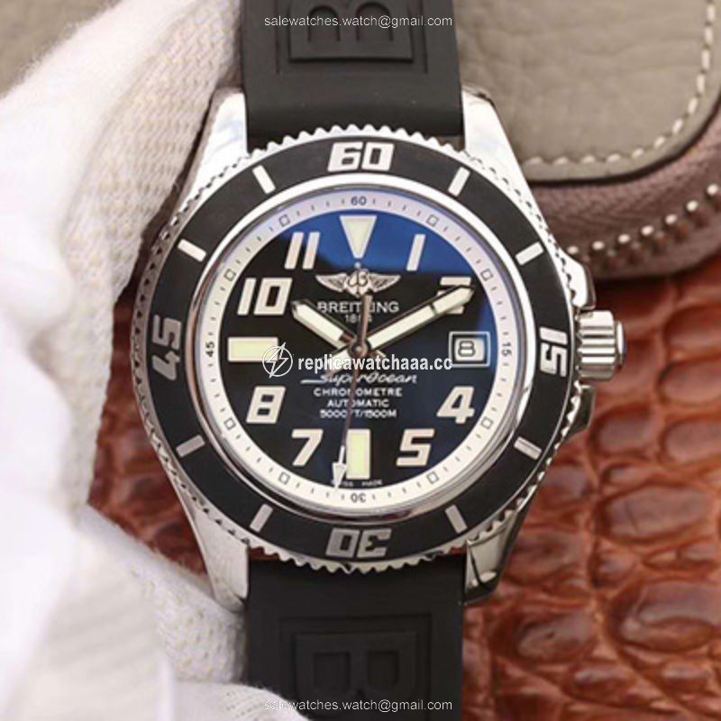Breitling Superocean 42 Abyss White A1736402/BA29 ZF Factory Black Dial Breitling Superocean 42 Abyss White A1736402/BA29 ZF Factory Black Dial