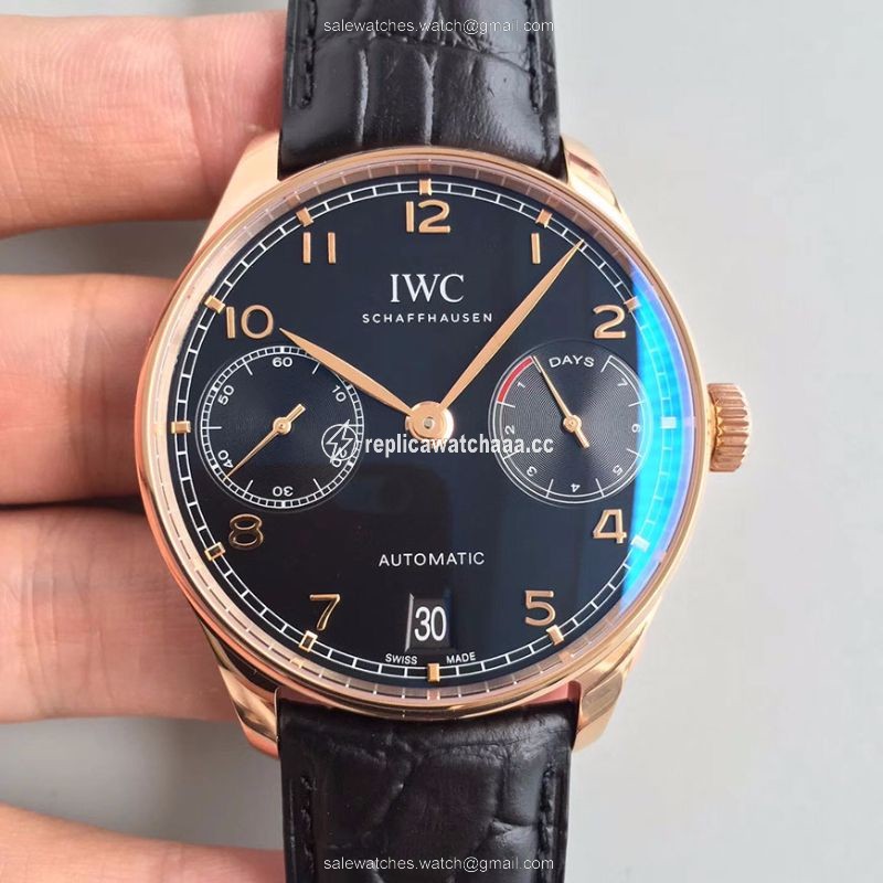 IWC Portuguese IW500701 ZF Factory Black Dial IWC Portuguese IW500701 ZF Factory Black Dial