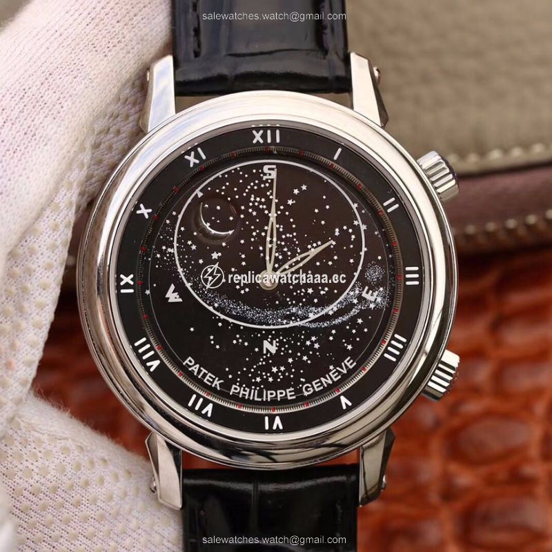 Patek Philippe Grand Complications Sky Moon Celestial 5102G Black Dial TW Factory Patek Philippe Grand Complications Sky Moon Celestial 5102G Black Dial TW Factory