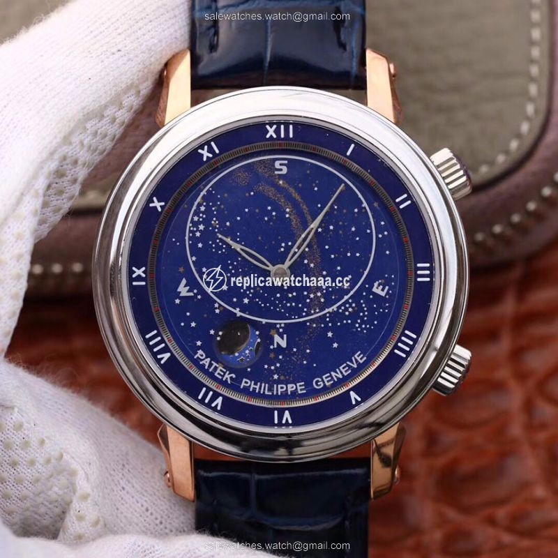 Patek Philippe Grand Complications Sky Moon Celestial Rose Gold 5102PR-001 TW Factory Blue Dial Patek Philippe Grand Complications Sky Moon Celestial Rose Gold 5102PR-001 TW Factory Blue Dial
