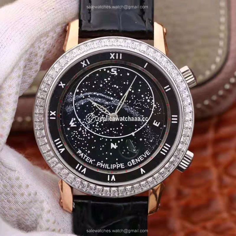 Patek Philippe Grand Complications Sky Moon Celestial 5102PR TW Factory Black Dial Patek Philippe Grand Complications Sky Moon Celestial 5102PR TW Factory Black Dial