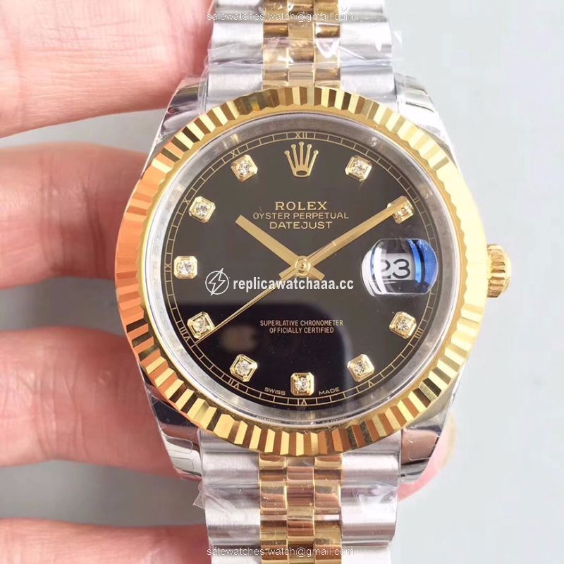 Rolex Datejust II M126333-0013 EW Factory Diamond-encrusted Black Dial Rolex Datejust II M126333-0013 EW Factory Diamond-encrusted Black Dial