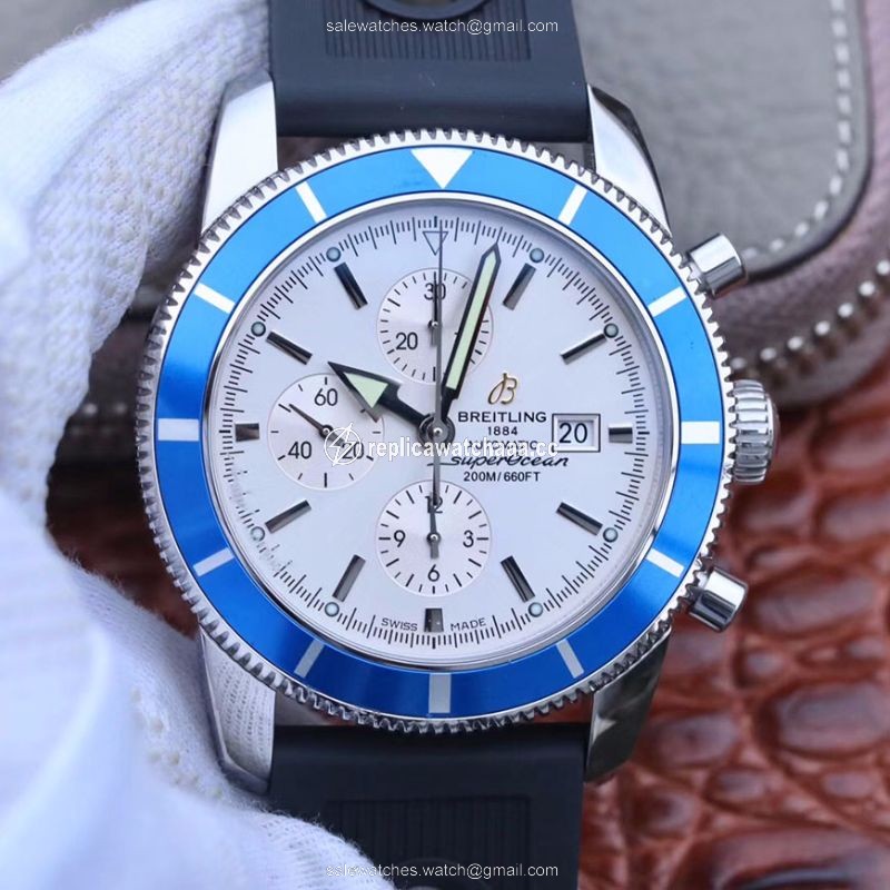Breitling Superocean Heritage II 46MM A1331217 OM Factory White Dial Breitling Superocean Heritage II 46MM A1331217 OM Factory White Dial