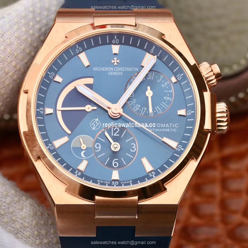 Vacheron Constantin Overseas 44mm TWA Factory 18K Rose Gold Blue Dial Vacheron Constantin Overseas 44mm TWA Factory 18K Rose Gold Blue Dial