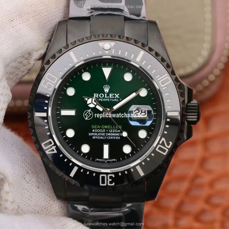 Rolex Sea-Dweller Deepsea 11666001 V2 Green Gradual Black Dial Rolex Sea-Dweller Deepsea 11666001 V2 Green Gradual Black Dial