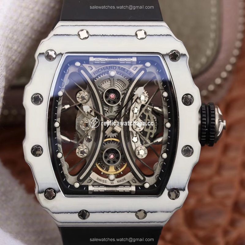 Richard Mille RM53-01 White Ceramic Case Skeleton Dial Richard Mille RM53-01 White Ceramic Case Skeleton Dial