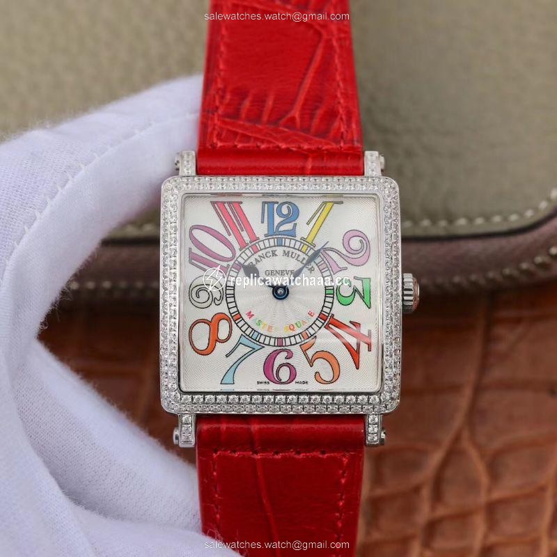 Franck Muller Master Square Ladies 6002 M QZ R GF Factory White Dial Franck Muller Master Square Ladies 6002 M QZ R GF Factory White Dial