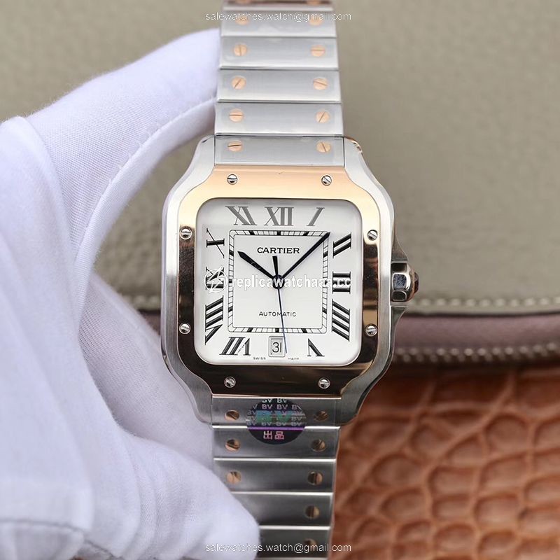 Cartier De Santos W2SA0006 BV Factory White Dial Cartier De Santos W2SA0006 BV Factory White Dial