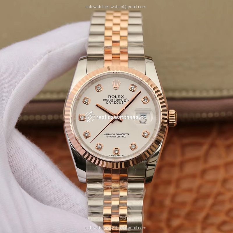 Rolex Datejust 36mm GM Factory White Dial Rolex Datejust 36mm GM Factory White Dial