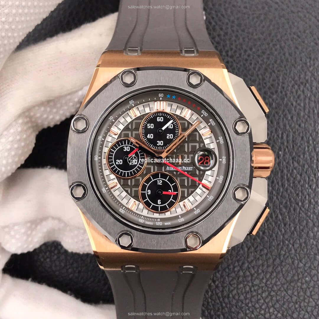 Audemars Piguet Royal Oak Offshore 26568OM.OO.A004CA.01 JF Factory Dark Grey Dial Audemars Piguet Royal Oak Offshore 26568OM.OO.A004CA.01 JF Factory Dark Grey Dial