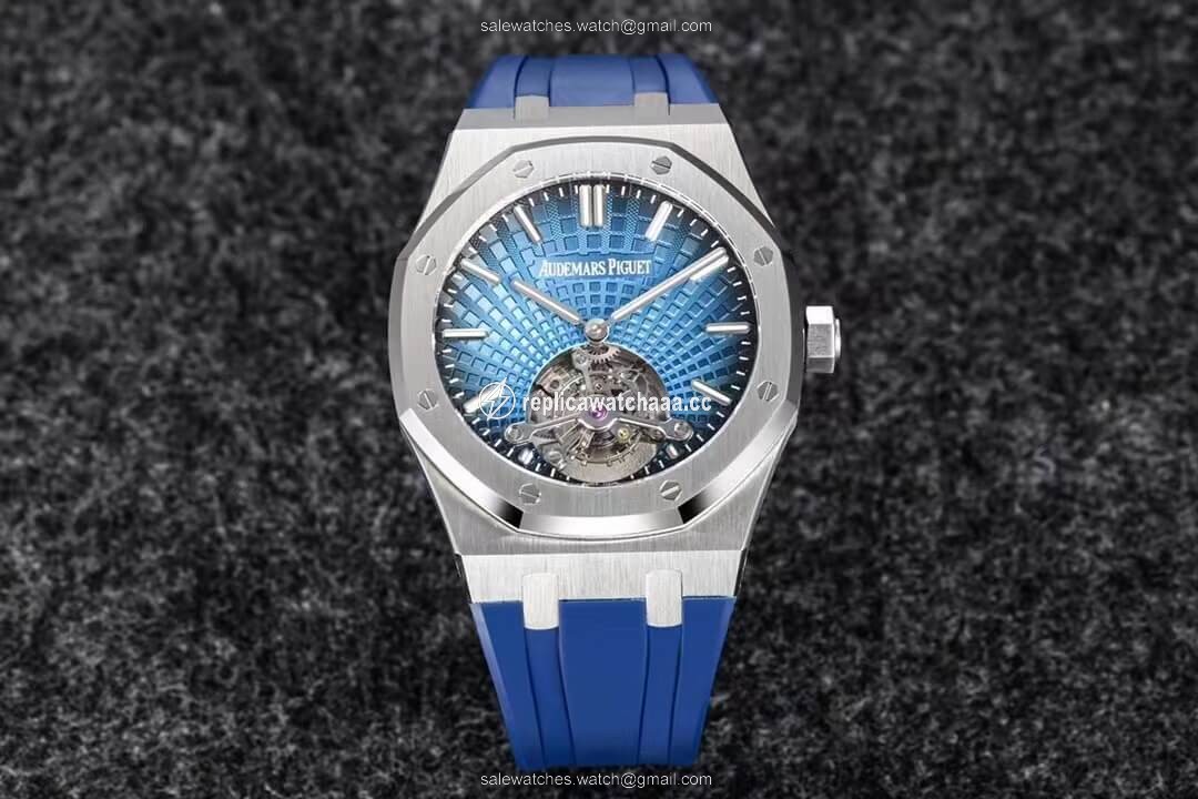 Audemars Piguet Royal Oak Tourbillon R8 Factory V3 Blue Strap Audemars Piguet Royal Oak Tourbillon R8 Factory V3 Blue Strap