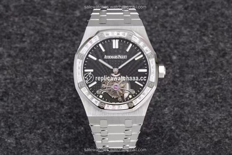 Audemars Piguet Royal Oak Tourbillon 26521BC.ZZ.1220BC.01 R8 Factory Diamond-set Bezel Audemars Piguet Royal Oak Tourbillon 26521BC.ZZ.1220BC.01 R8 Factory Diamond-set Bezel