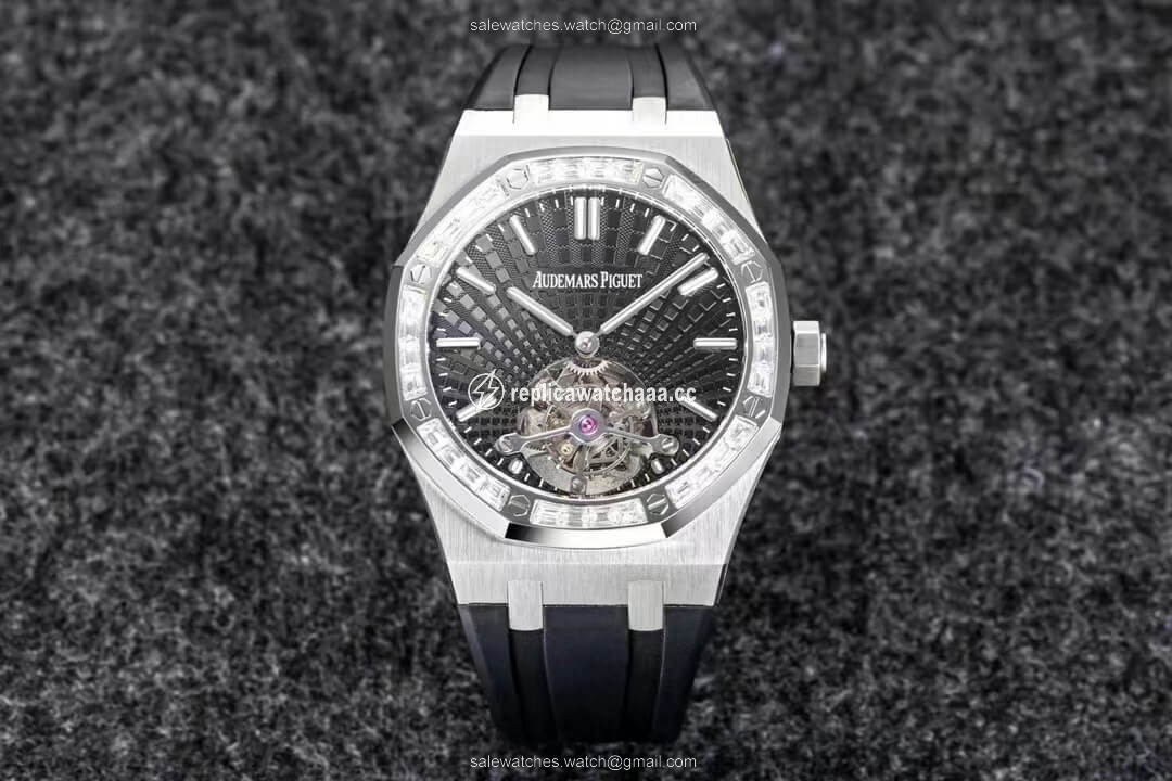 Audemars Piguet Royal Oak Tourbillon R8 Factory V3 Black Rubber Strap Audemars Piguet Royal Oak Tourbillon R8 Factory V3 Black Rubber Strap
