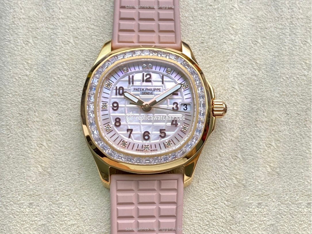 Patek Philippe Aquanaut Quartz Ladies PPF Factory Mother Of Pearl Dial Patek Philippe Aquanaut Quartz Ladies PPF Factory Mother Of Pearl Dial