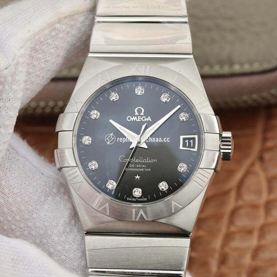 Omega Constellation 123.10.38.21.51.001 VS Factory Diamond-set Dial Omega Constellation 123.10.38.21.51.001 VS Factory Diamond-set Dial