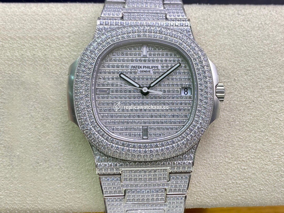 Patek Philippe Nautilus 5719/1G-001 PPF Factory Diamond Dial Patek Philippe Nautilus 5719/1G-001 PPF Factory Diamond Dial