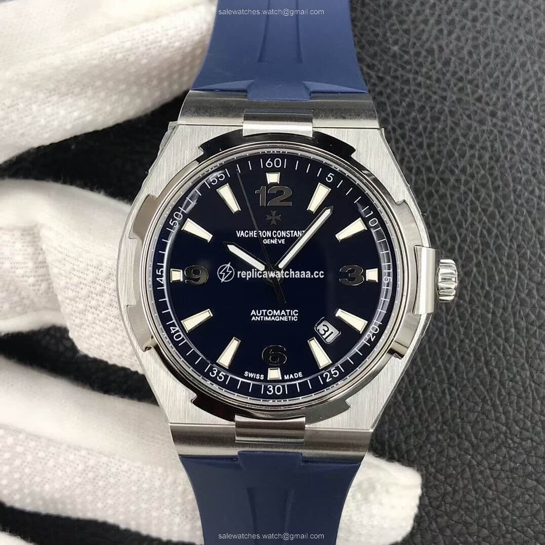 Vacheron Constantin Overseas 47040 8F Factory Blue Rubber Strap Vacheron Constantin Overseas 47040 8F Factory Blue Rubber Strap
