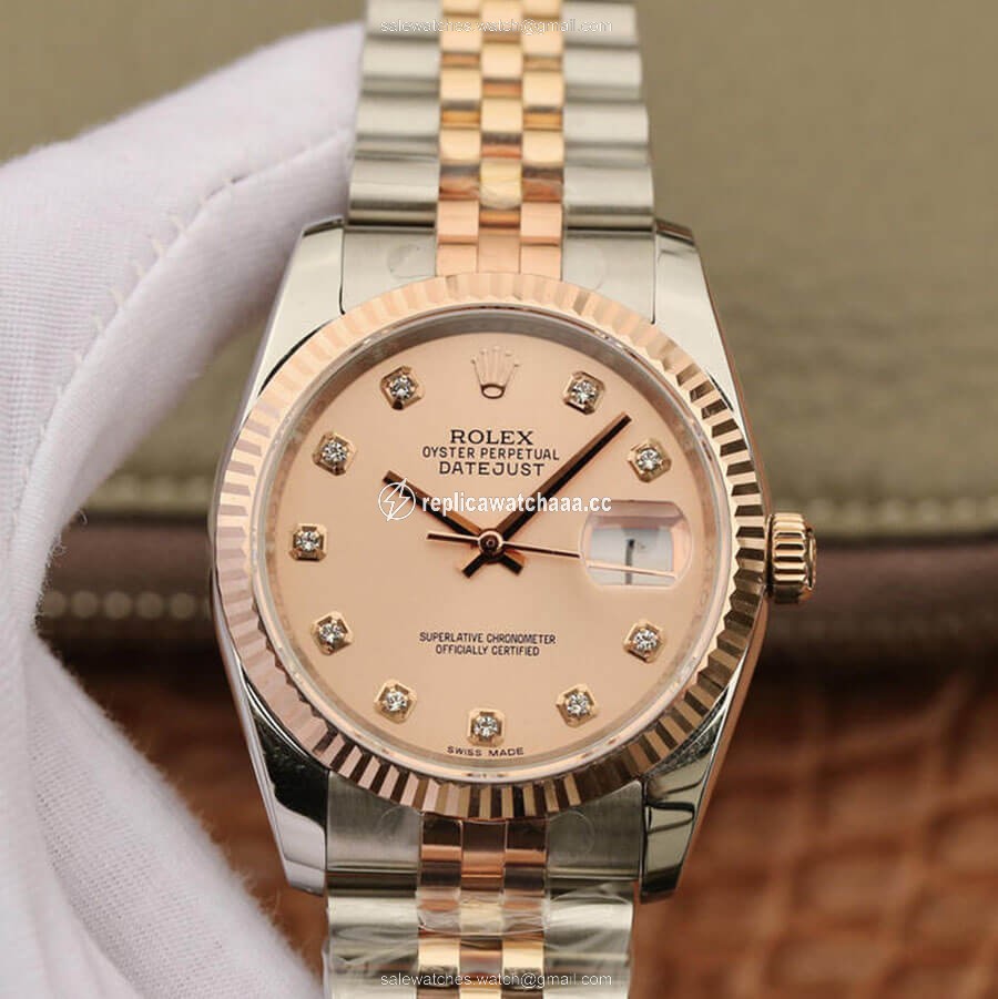 Rolex Datejust 116231 36MM GM Factory Diamond-set Pink Dial Rolex Datejust 116231 36MM GM Factory Diamond-set Pink Dial