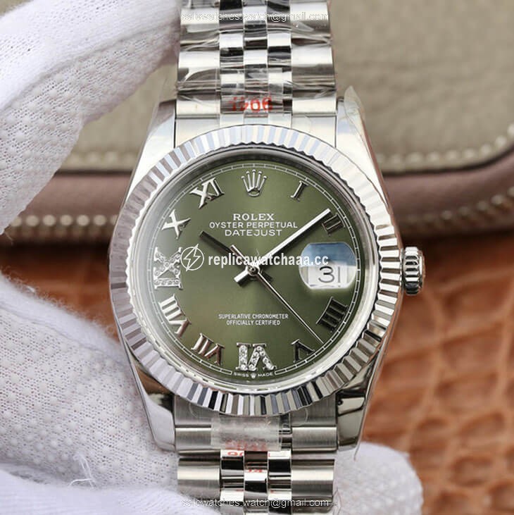 Rolex Datejust 36MM GM Factory Green Dial Rolex Datejust 36MM GM Factory Green Dial