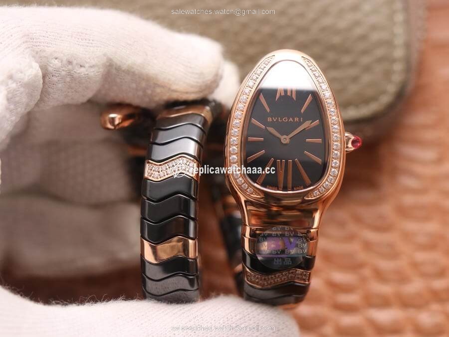 Bvlgari Serpenti BV Factory Rose Gold Diamonds Bvlgari Serpenti BV Factory Rose Gold Diamonds