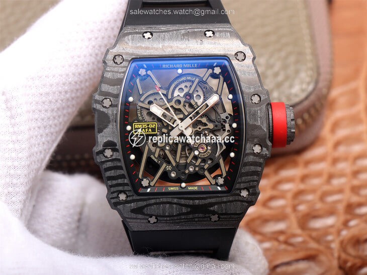 Richard Mille RM35-02 ZF Factory Carbon Fiber Case Richard Mille RM35-02 ZF Factory Carbon Fiber Case