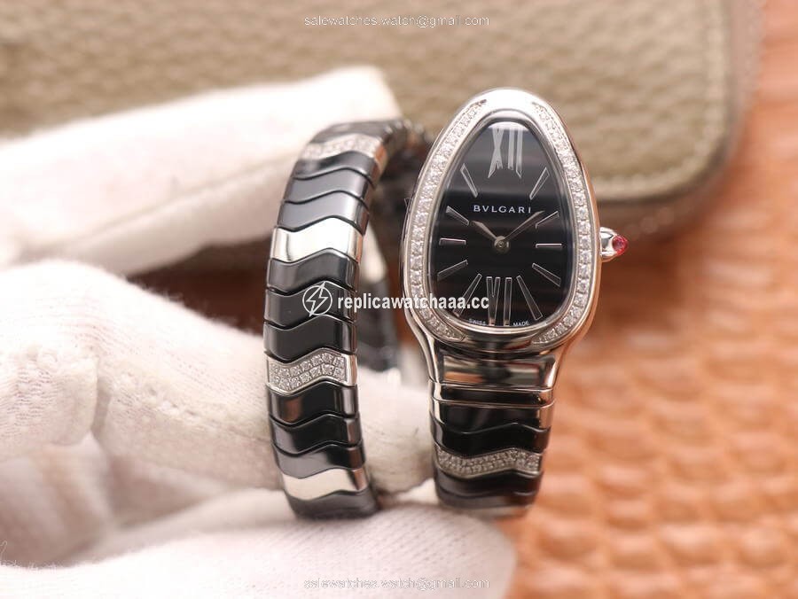 Bvlgari Serpenti 102129 BV Factory Black Dial Bvlgari Serpenti 102129 BV Factory Black Dial